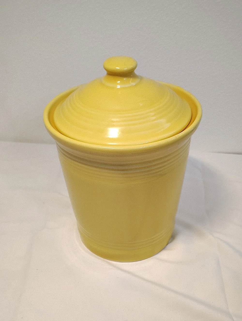 Fiesta Canister Sunflower 🌻 Yellow Retired Medium  with Lid